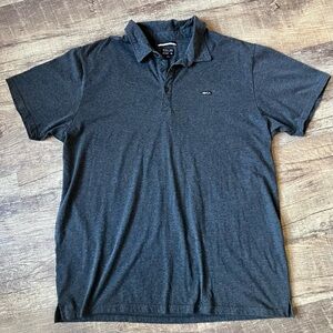 Men’s RVCA Charcoal Polo Shirt